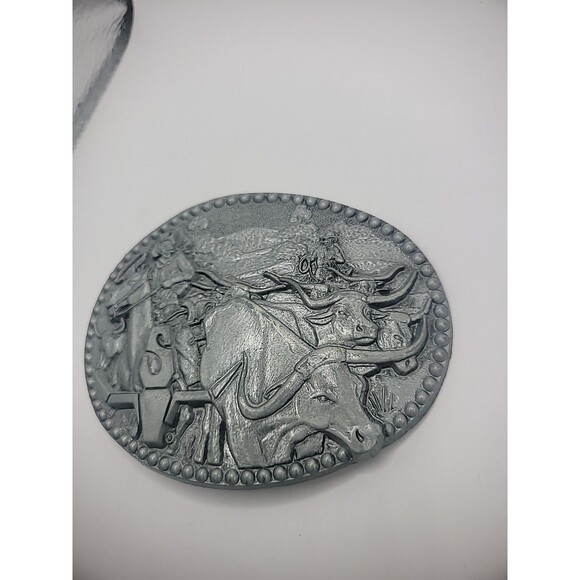 Belt Buckle Zee Series Metal Tone Cowboy Rancher Horse Bull Ride - Picture 4 of 13